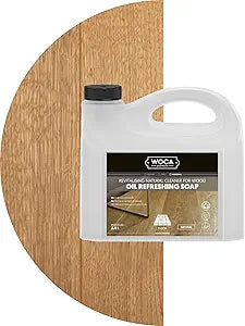 WOCA Oil Refreshing Soap (Oil Refresher), Natural 2.5L  Concentrated Cleaner for Oil-Treated Hardwood Floors, Furniture, Millwork, Cutting Boards, and Countertops.