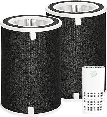 2 Pack O HEPA Replacement Filter for GermGuardian AC5109W AC5109 AC3200 AC3250 Air Purifier, Part # FLT5100, FLT5100PTPC