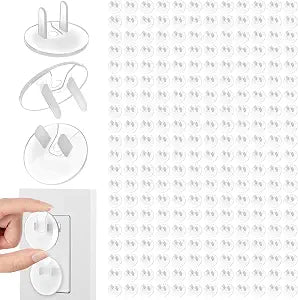 240 Pcs Outlet Covers Bulk Proofing Plug Covers for Electrical Outlets Easy Install Socket Sturdy Safe Secure Proofing Kit for Home Office Bulk