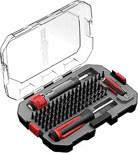 Real Avid Armorers Tool Kit  Precision Torque Wrench Set with 83 Bits, Magnetic Bit Driver, LED Screwdriver - Includes Hex Phillips Torx Drivers with Accurate Inch Pound Settings for Gun Maintenance