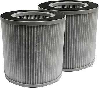 PUREBURG Replacement Filter Compatible with Proscenic A8 Air Purifier, H13 True HEPA Activated Carbon 2-in-1 3-Stage Filtration Air Clean Dust VOCs,2-Pack