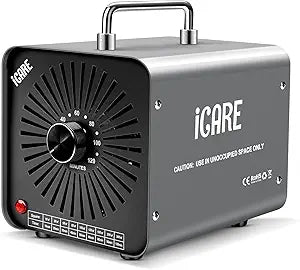 Ozone Generator 48,000mg/h, Ozone Machine for Odor Removal, High Capacity Ozone Odor Eliminator for Home, Car, Smoke, Pet, Basement, Industrial, Air Purifier with 120 Min Timer, Covers 4000 Sq.Ft