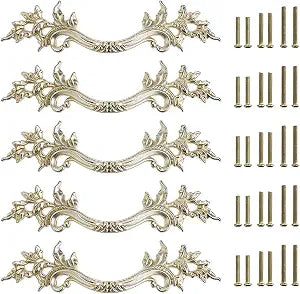 JUXYES 3 Inches Vintage French Provincial Drawer Pulls Knobs for Dresser