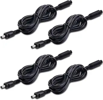 TORCHSTAR 4-Pack 39 Inch Gun Safe Lighting Kit Extension Cables