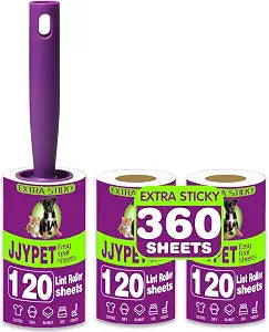 Lint Rollers for Pet Hair Extra Sticky 360 Sheets Dog and Cat Lint Remover