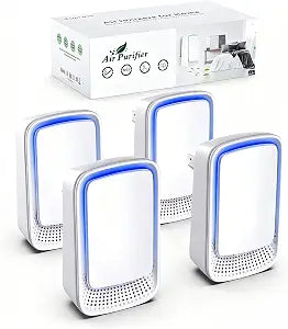 Jostart Air Ionizers for Home, Plug in Negative Ion Air Purifier (4 Pack)