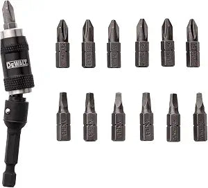 DEWALT 14PC Pivot Holder SCREWDRIVING Set (DWPVTC14)