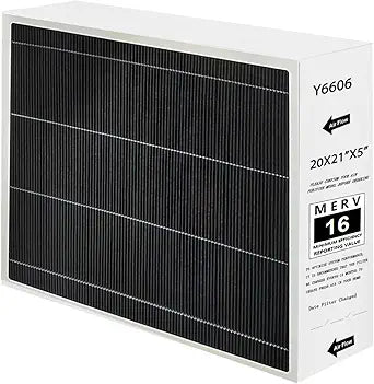 Upgraded Y6606 MERV 16 Filter Replacement Compatible with Lennox PureAir PCO3-14-16 Air Purifier,for Lennox Y6606 Merv 16 filter 20x21x5,Y6606 Filter