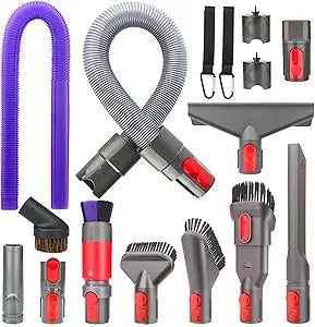 Attachment Kits for Dyson Vacuum Cleaner,Hose,Crevice Tool,Dryer Lint Vac Attachment for Dyson V15 V15s V11 V8 V9 V7 V10 V12 Detect Cyclone Absolute Cordless Handheld Vacuum Cleaner