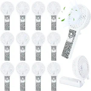 12 Pcs Back to School Small Personal Portable Fans