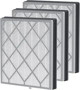 3Pack HE401 Air Purifier Filter Replacement for S-Hark Air Purifier 4, Compatible with HE401 HE402 HE405 HE400,S-Hark HE4FKPETk Filter Replacement