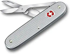 Victorinox Companion X Alox Pocket Tool with Precision Scissors, Single Function Tool, Compact, Lightweight, Swiss Made - Silver