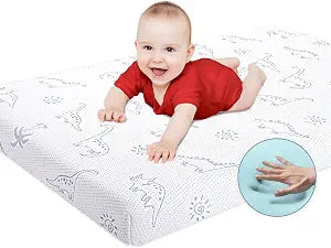 Mochen Pack and Play Mattress Pad, 38"x26" Breathable Dual-Sided Memory Foam Pack n Play Mattresses for Baby Toddler with Removable Washable Cover Fits Play Pen Pack n Play