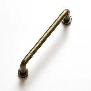20 Pack 3-3/4 Inch Center to Center Antique Brass Kitchen Cabinet Pulls, Classic Vintage Retro Hardware Drawer Handle for Drawer Cupboard Dresser Wardrobe