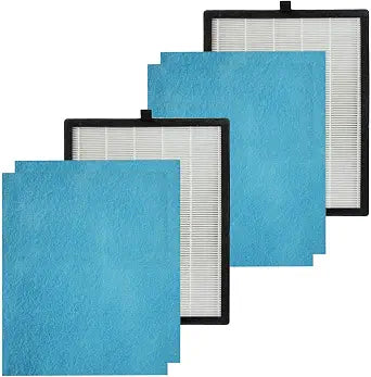 PUREBURG Replacement Filter Set Compatible with Colzer 142C, Simpure HP9, SP-HP9-RF Air Purifiers, 2-Pack H13 HEPA 4-Stage Filtration Activated carbon