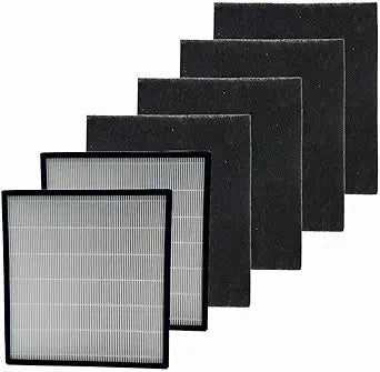 (2+4) Replacement Air Filter Compatible with Oreck Type B1 / AK46000/ WK16000 Air Purifier