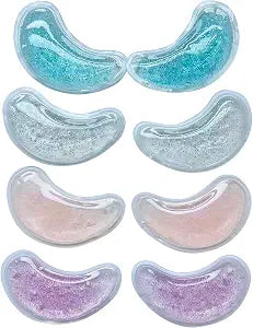 8pcs Under Eye Cooling Pads,Reusable Eye Ice Pack Gel Patches for Puffy Eye