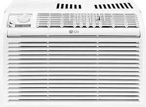 LG 5000 BTU Window Air Conditioners [2023 New] Easy Mechanical Control Ultra-Quiet Compact-size Cools Washable Filter 150 Sq.Ft. for Small Room AC Unit air conditioner Easy Installation White LW5023