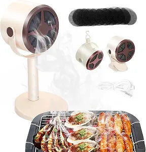 Mini Rechargeable Desktop Air Purifier with 10 Carbon Filters