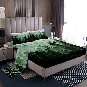 Feelyou Fog Forest Sheet Set Boys Girls Twin