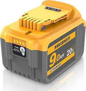 waitley 20V 9.0Ah Lithium Ion Replacement Battery Compatible with Dewalt 20V Battery DCB200 DCB209 Power Tools with LED Indicator (Not Made in Dewalt)