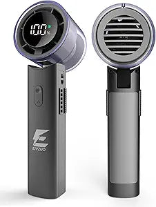 Portable Handheld Fan with Semiconductor Ice Cooling,20000 RPM Turbo Personal Fan,4500mAh Rechargeable,Hand Cooling,Foldable Neck Fan, 6-Speed Quiet Mini Fan for Outdoor/Travel/Commuting/Camping