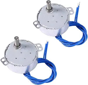2PCS Synchronous Synchron Motor 50/60Hz AC 100~127V 4W 5-6RPM/MIN CCW/CW For Hand-Made, School Project, Model or Guide Motor (5-6RPM)