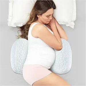Pregnancy Pillow for Sleeping, Portable Adjustable Maternity Wedge Pillows for Side Sleepers, Belly, Back & Hip Support with Cooling Removable Cover, Ideal Travel Pillow for Pregnant Women