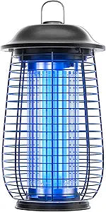 Bug Zapper Indoor & Outdoor, 4200V Electric Mosquito Zapper, 10 Years Lifespan, 6.5ft Power Cord, Waterproof, Fly Trap Mosquito Trap, Fly Killer Fly Zapper for Home, Patio, Kitchen, Backyard, Camping