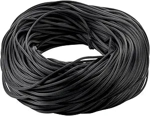 Window Screen Spline 250ft Screen Door Retainer Spline Black Window Screen Rubber Cord Repair Spline for Replacing & Installing Door Window Screens (0.19 Inch)