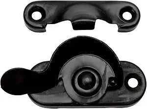 10 Pack - Designers Impressions 53720 Flat Black Window Sash Lock