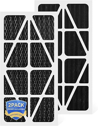 5-Micron Outer Filter Compatible with WEN 3415 3416 3417 AF1270,POWERTEC AF1045/AF1044, JET AFS-1000B/AFS-1000C Air Filtration Systems,Activated Carbon Woodworking Air Filters AF9235C (2 Pack)