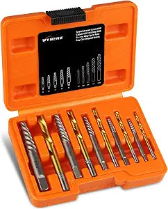 14Pcs Screw Extractor Set and Left Hand Drill Bits Set Easy Out Extractor