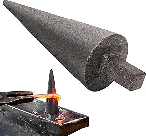 1 Inch Blacksmith Hardy Tool Blacksmithing Anvil Mandrel Metal Forming Cone Forge Tool Kit