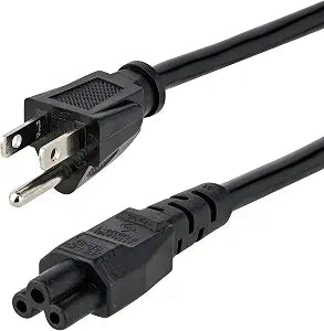 StarTech.com 6ft (1.8m) Laptop Power Cord NEMA 5-15P to C5 (Mickey Mouse) 10A 125V 18AWG Laptop Replacement Charger Cord Brick Cord - UL Listed (PXT101NB3S)