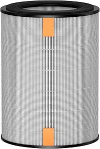 DREO Air Purifiers Replacement Filter, HEPA Filter for DREO Purifier Tower Fan MC710S, with 2 Stage Filtration, Black, Standard(DR-HPA019)