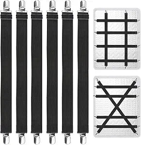 6PCS Heavy Duty Bed Sheet Holder Clips