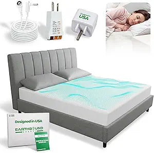 Earthbound Grounding Well Bed Sheets King Size - 90% Organic Cotton, 10% Pure Silver Infused Sheet | Fitted Well Deep Pocket Groundingwell Bedsheet, Improve Sleep with Our Earthing Sheets - (White)