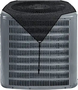 E&K 36"x36" Outdoor AC Unit Cover Air Conditioner Compressor Mesh Top Cover for Outside with Bungee Cords Protect from Leaf Dust and Debris