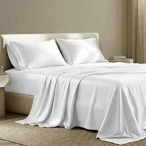 HeimenAogo Twin Size Tencel Sheet Set, Cooling Sheets for Twin Size Bed, 100% Tencel Lyocell, Silky Smooth & Breathable, Deep Pocket Up to 16", Hotel Luxury Cooling Bedding for Hot Sleepers