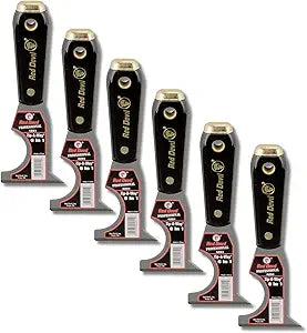 Red Devil 4251 6-in-1 Painter's Tool, 2.5", Black, (Pack of 6)
