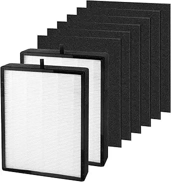 45i Replacement Filter Fit for Alen BreatheSmart Flex 45i Air Purifier,3-in-1 Grade Fresh Filter, B4-Pure,2 H13 True HEPA Filter with 6 Carbon Pre-Filters