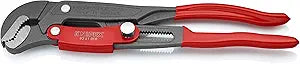 KNIPEX Tools 83 61 010, Rapid Adjust Swedish Pipe Wrench, 12