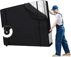 Cuddly Nest Rolling Mattress Storage Bag with Wheel- Reusable Heavy Duty Mattress Cover for Moving and Storage (King&Wheel)