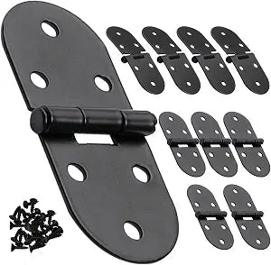 3-5/32 x 1-3/16 Inch (80x30mm) Folding Flip Top Hinges 10 Pack