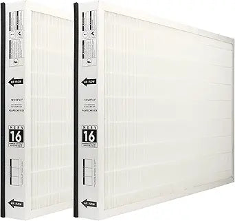 PGAPXCAR1625-A02 Replacement Filter MERV16(16x25x3in) - Compatible with Bryant/Carrier PGAPAXX1625, DGAPAXX1625 cabinets PGAPXCAR1625, PGAPXCAR1625-A02, AGAPXCAR1625, AGAPXCAR1625-A02 (2 PCS)