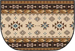Demissle Cabin Fireplace Hearth Rug Fireplace Mats Cabin Southwestern Fireproof Rug Fire Resistant Mat for Wood Stove Floor for Kitchen Indoor Outdoor(24 x 36 Inch,Cute)