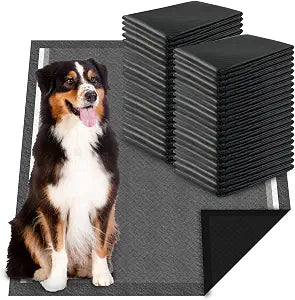 Dogcator Charcoal Puppy Pads Extra Large, Activated Charcoal Dog Pee Pads, X-Large Odorless Potty Pads for Dogs 28"x34", 40 Count XL Disposable Puppy Pads Pet Training Pads for Housebreaking