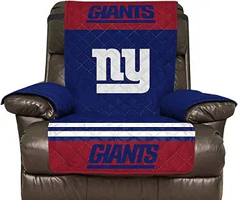 Pegasus Sports NFL Unisex NFL Recliner Reversible Furniture Protector with Elastic Straps, 80-inches by 65-inches