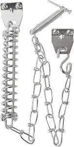 Prime-Line Storm Door Protector Chain & Spring, Aluminum (Single Pack)